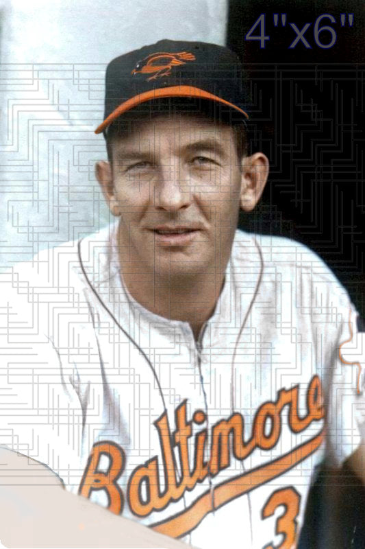 Del Rice - 1960 Baltimore Orioles - choose a size & style
