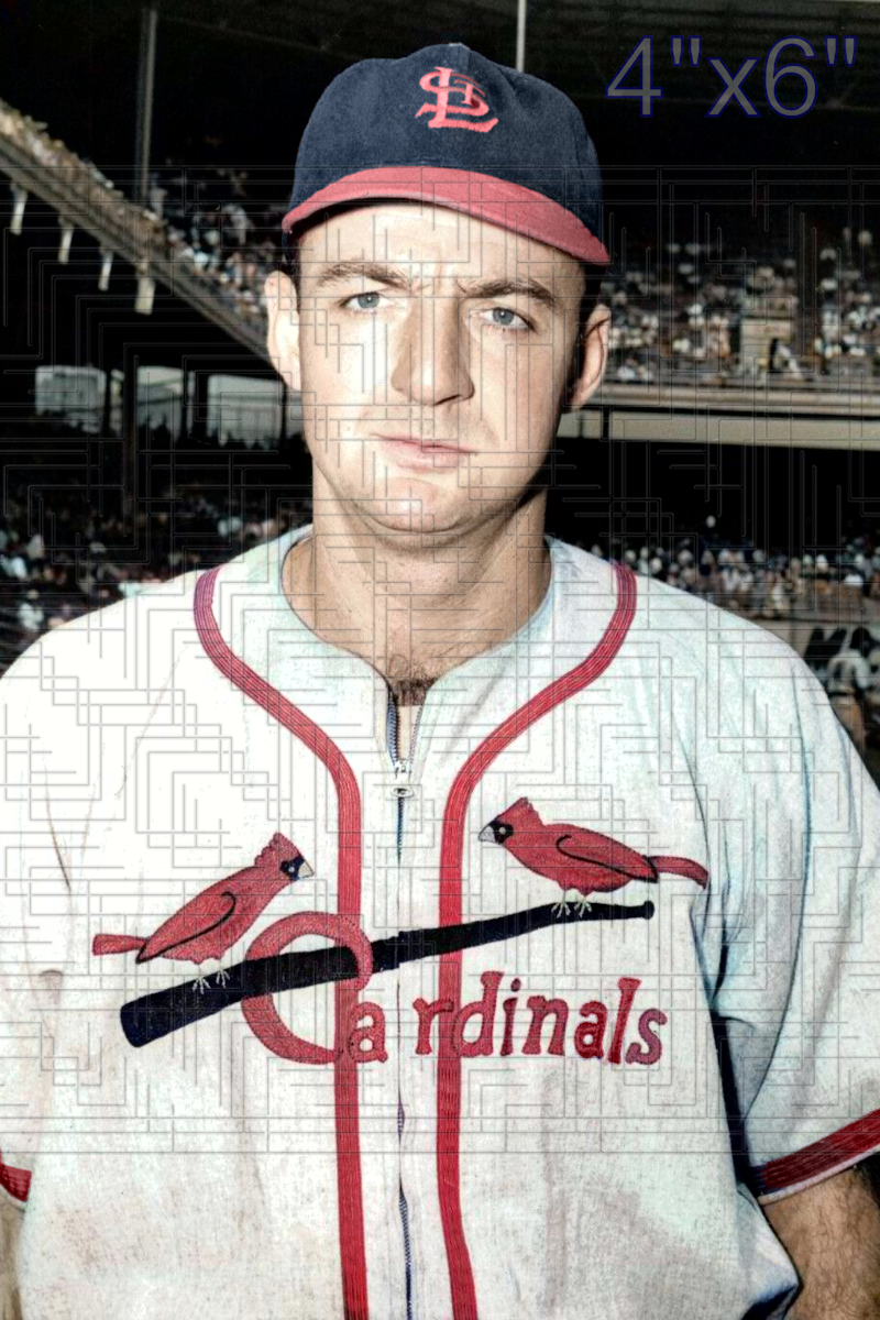 Del Wilber - 1948 St. Louis Cardinals - choose a size & style