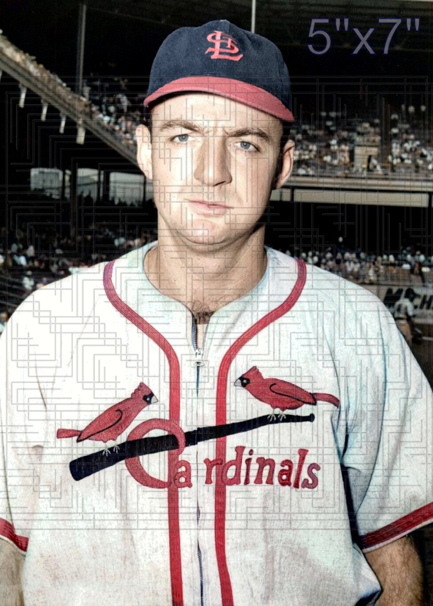 Del Wilber - 1948 St. Louis Cardinals - choose a size & style