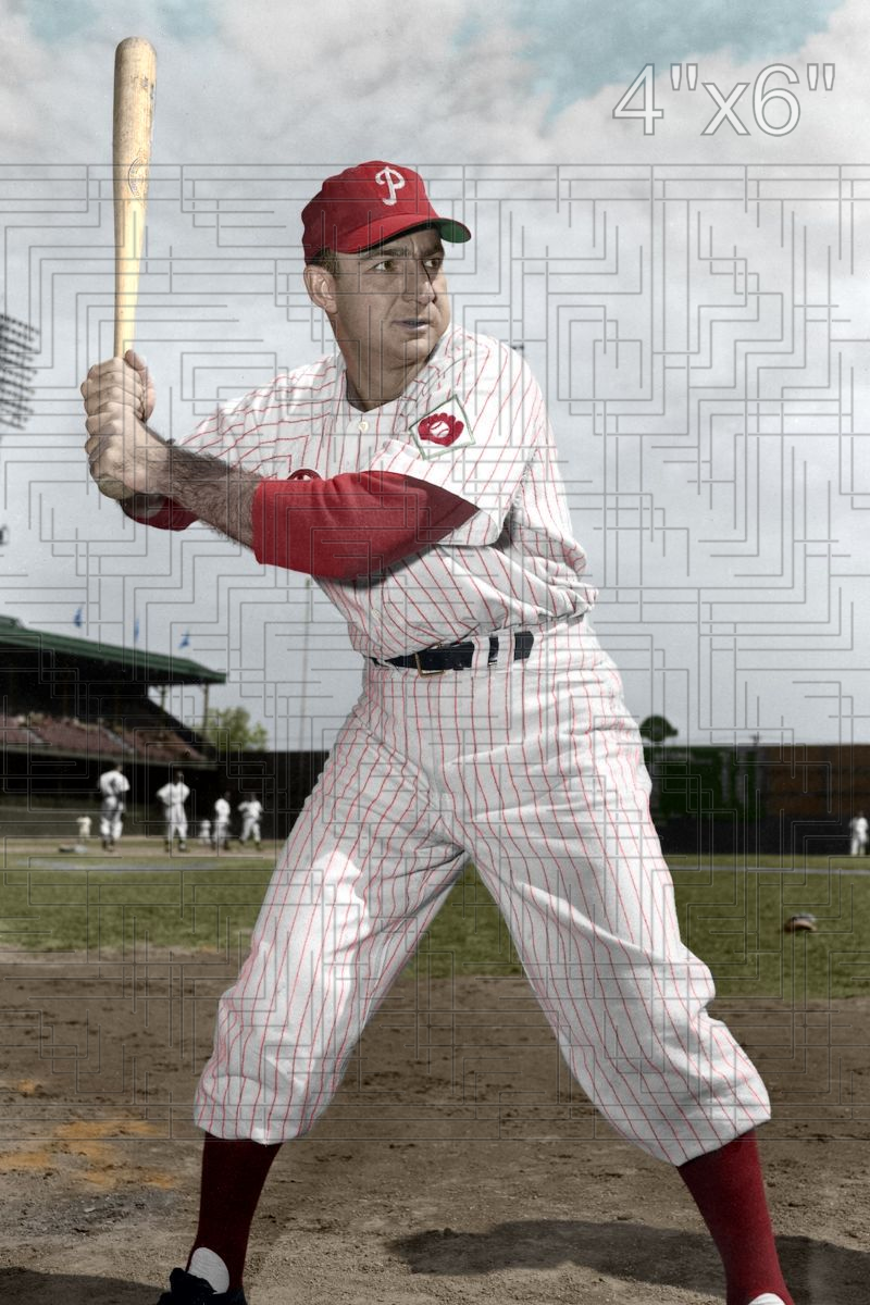 Del Wilber - 1951 Philadelphia Phillies - choose a size & style
