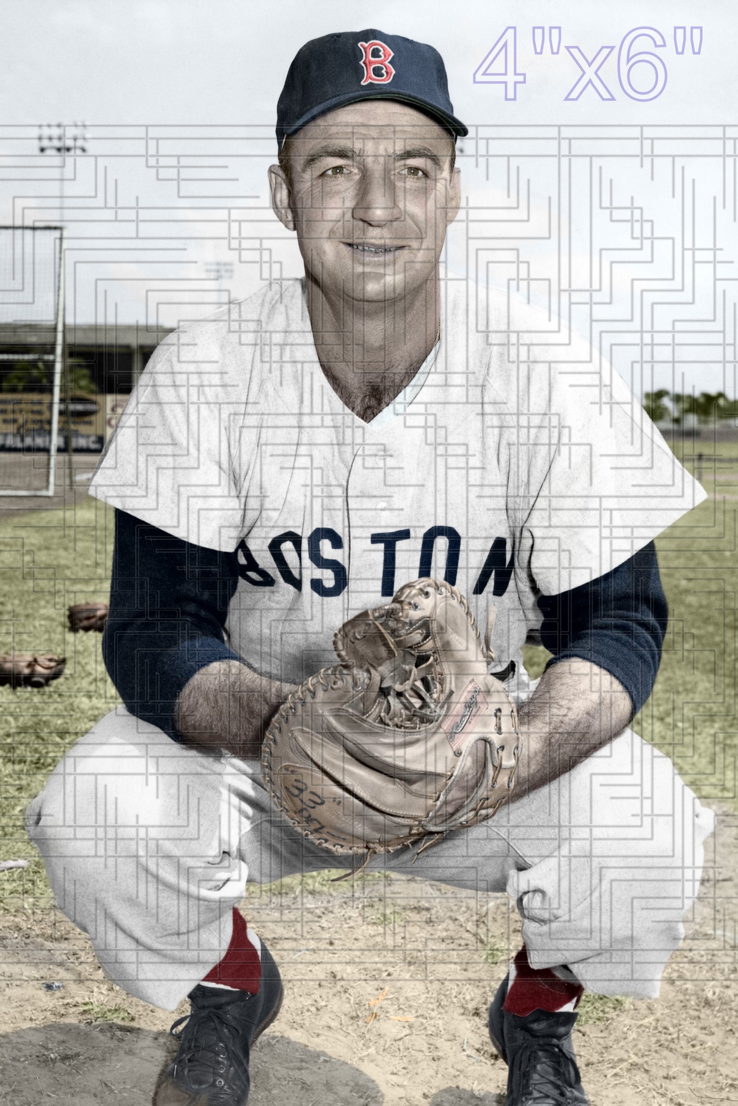 Del Wilber - 1952-54 Boston Red Sox - choose a size & style