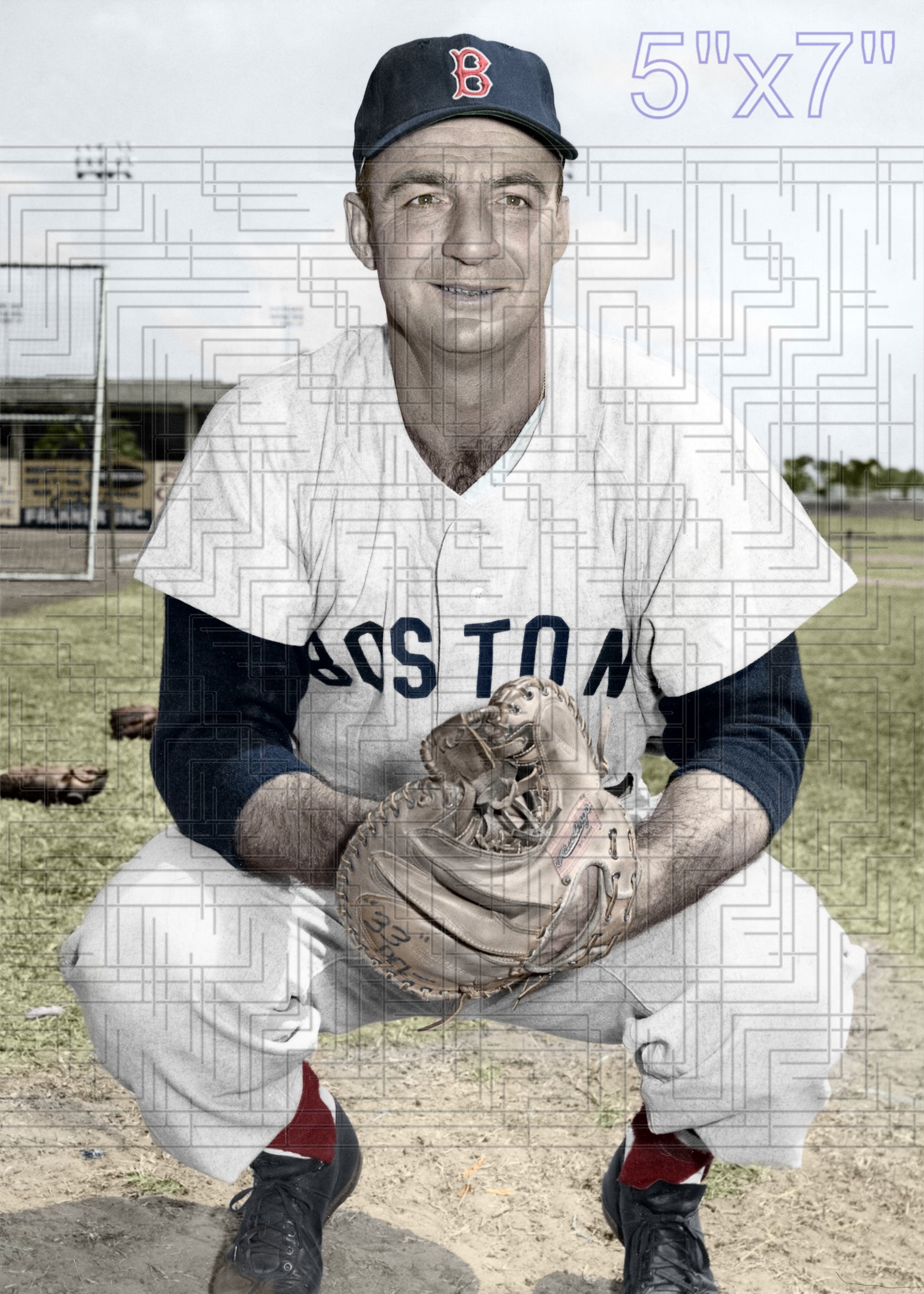 Del Wilber - 1952-54 Boston Red Sox - choose a size & style
