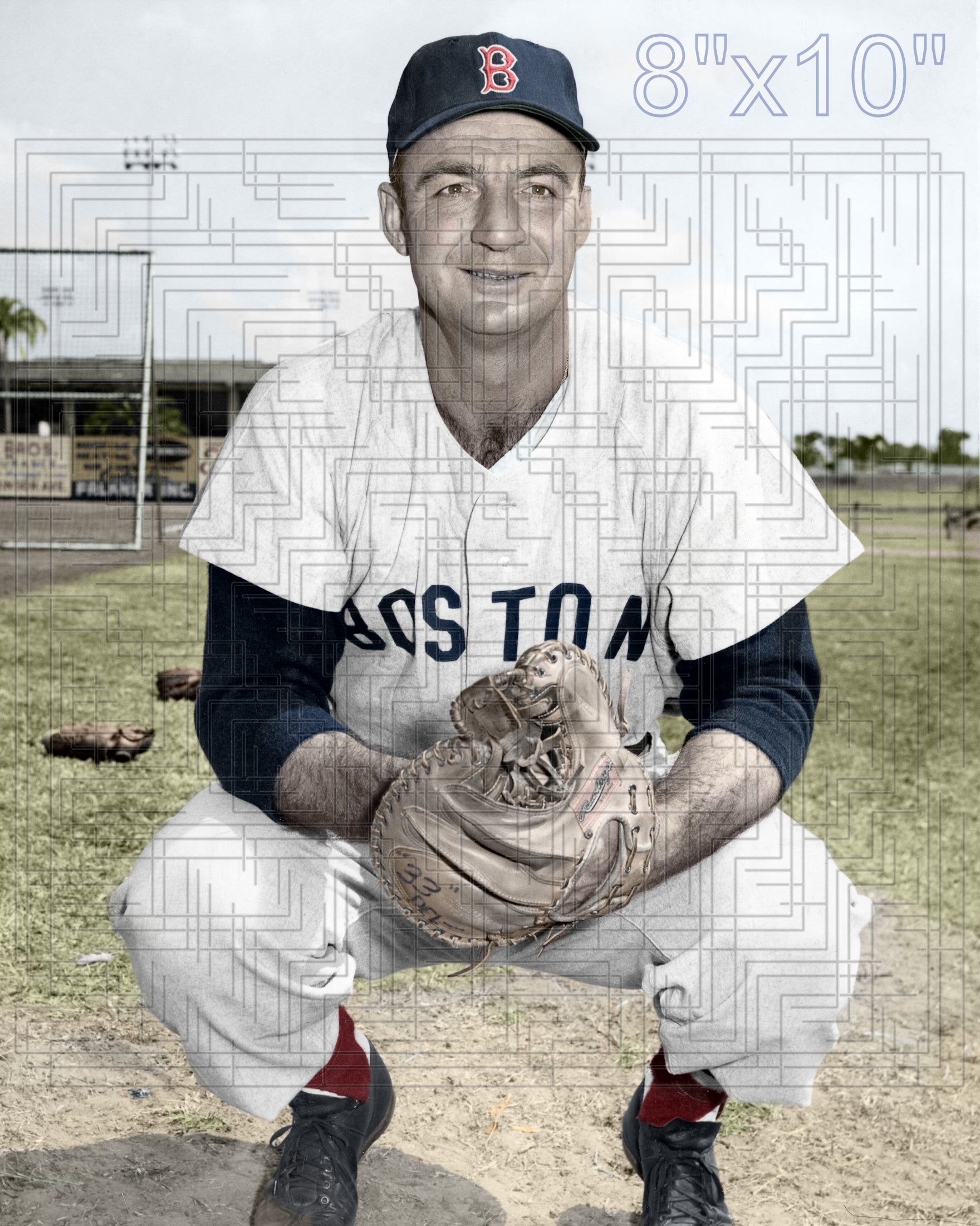 Del Wilber - 1952-54 Boston Red Sox - choose a size & style