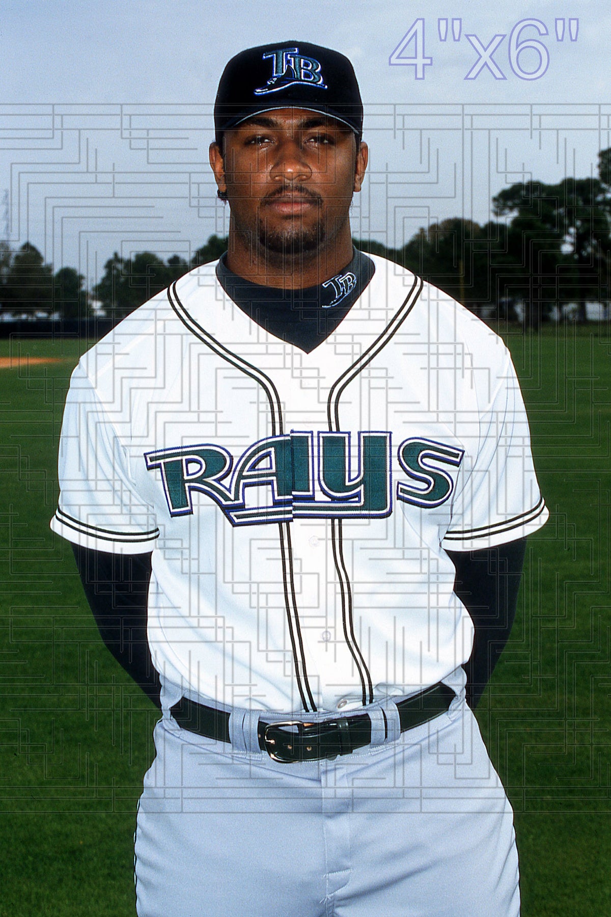 Delvin James - 2002 Tampa Bay Devil Rays - choose a size & style
