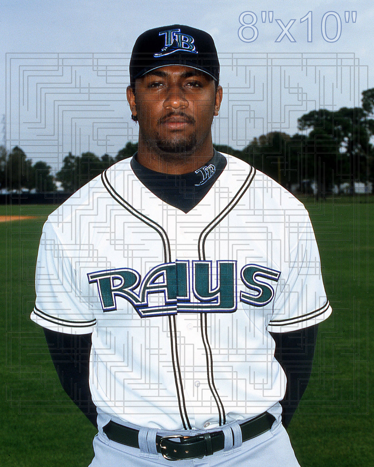 Delvin James - 2002 Tampa Bay Devil Rays - choose a size & style