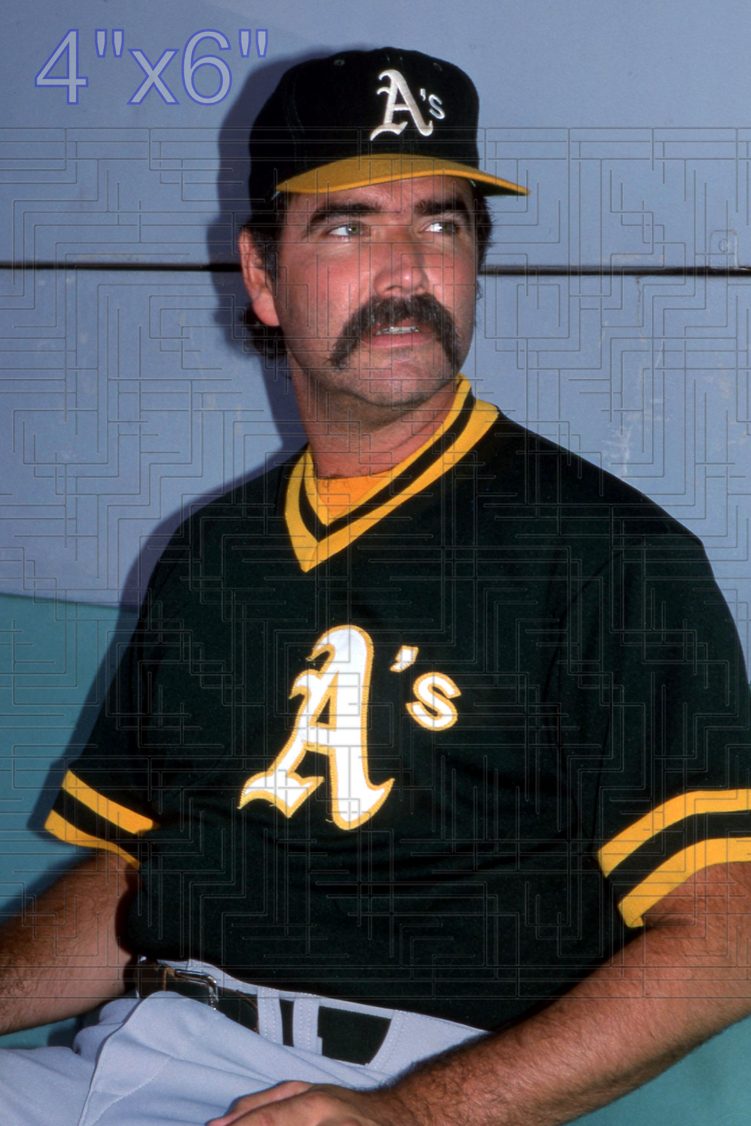 Dennis Lamp - 1987 Oakland Athletics - choose a size & style
