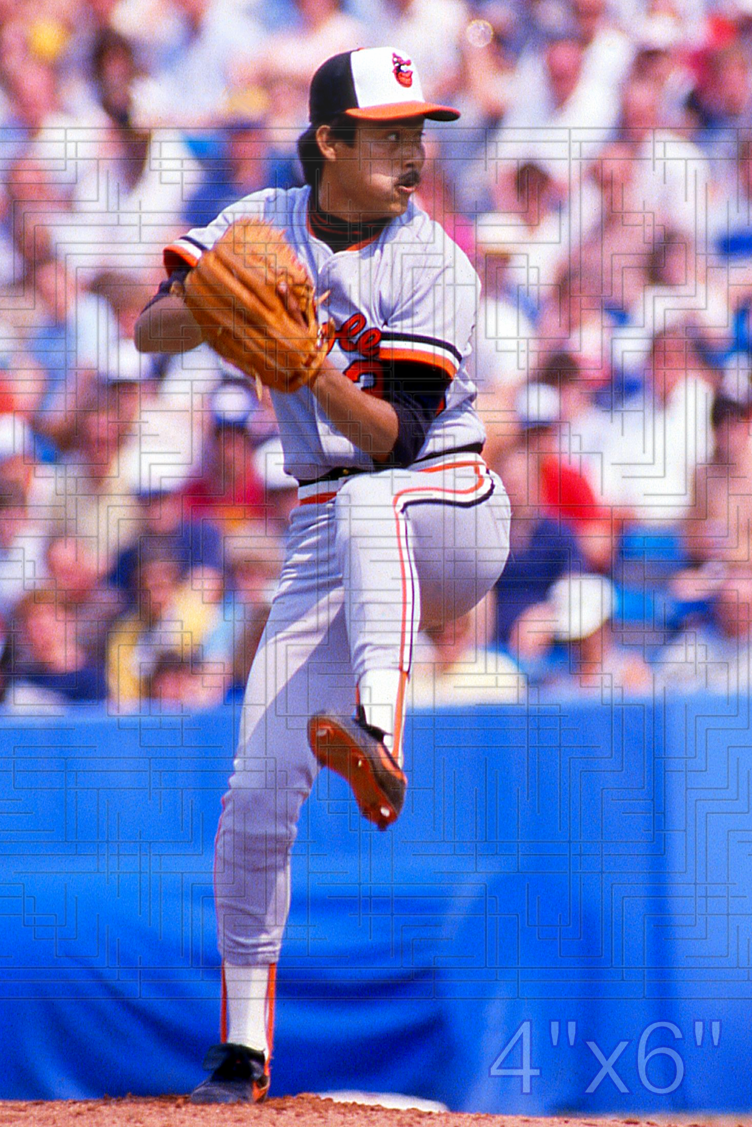Dennis Martinez - 1985 Baltimore Orioles - choose a size & style