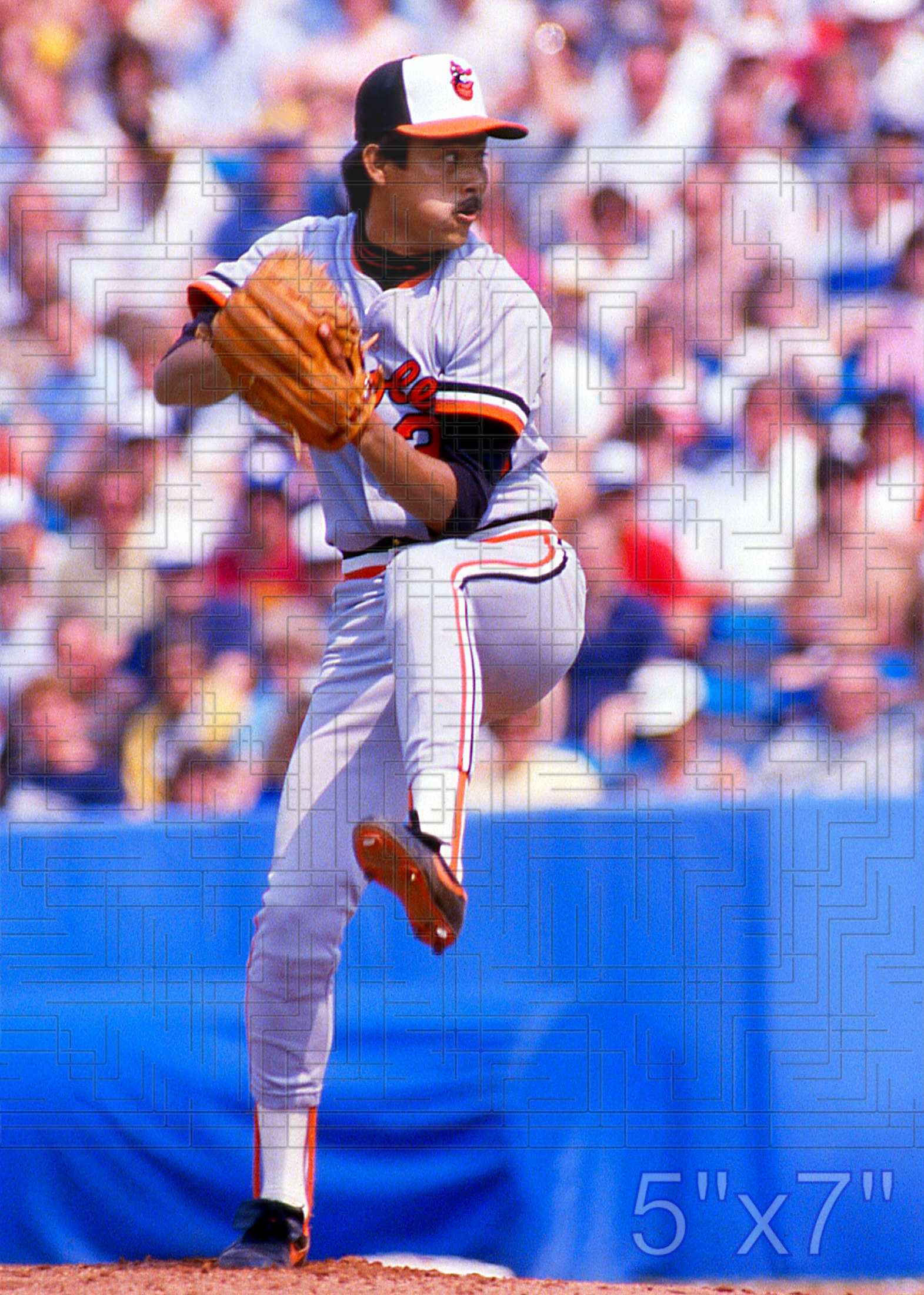 Dennis Martinez - 1985 Baltimore Orioles - choose a size & style