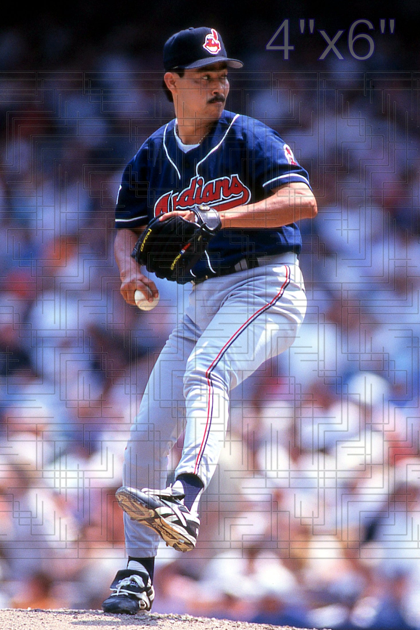 Dennis Martinez - 1996 Cleveland Indians - choose a size & style