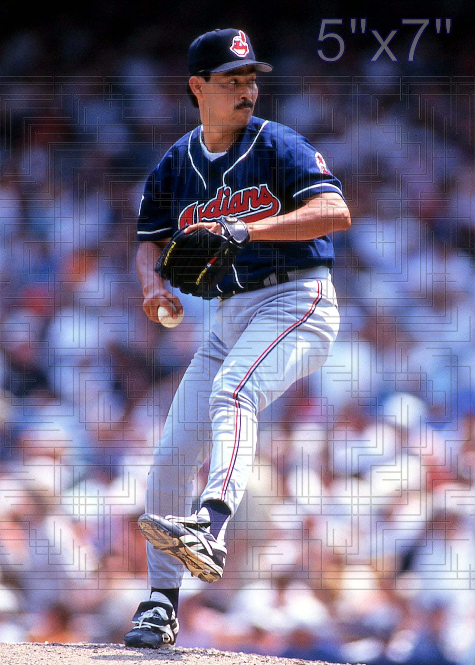 Dennis Martinez - 1996 Cleveland Indians - choose a size & style