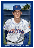Dennis Musgraves - 1965 New York Mets - choose a size & style