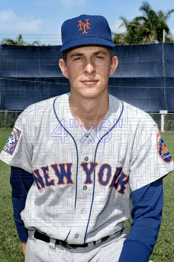Dennis Musgraves - 1965 New York Mets - choose a size & style