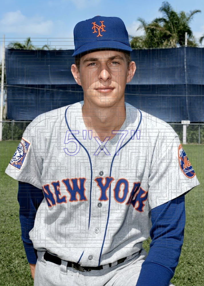 Dennis Musgraves - 1965 New York Mets - choose a size & style