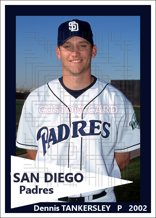 Dennis Tankersley - 2002 San Diego Padres - choose a size & style