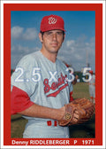 Denny Riddleberger - 1971 Washington Senators - choose a size & style