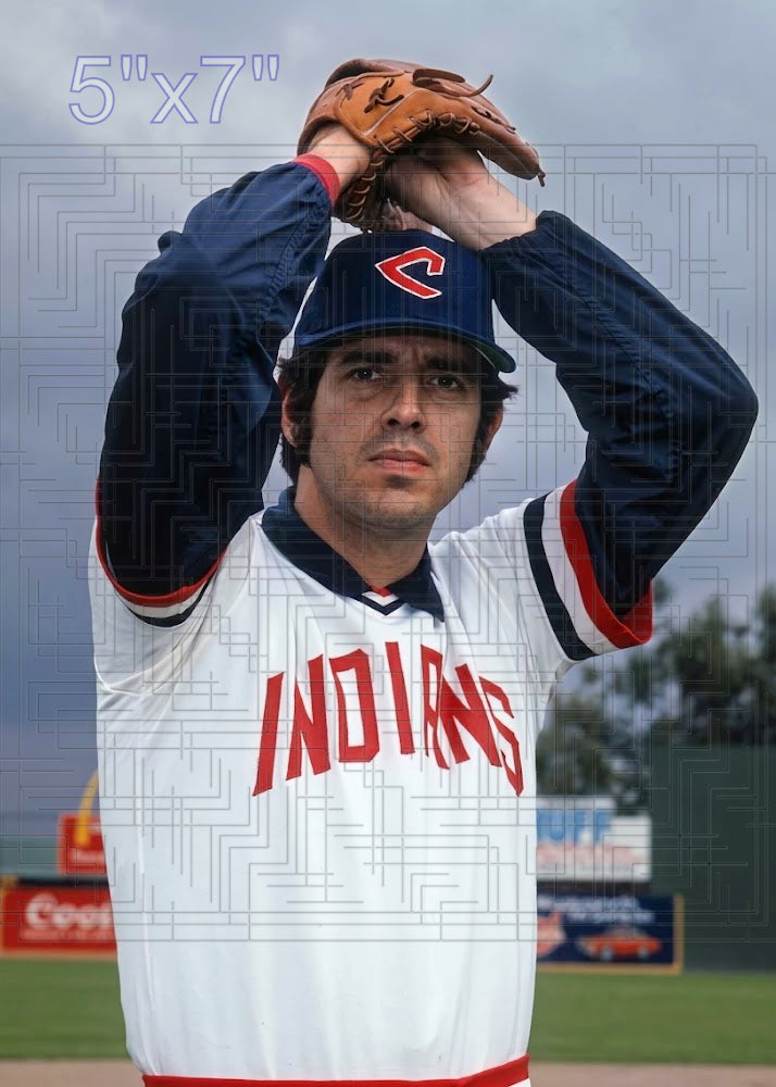 Denny Riddleberger - 1972 Cleveland Indians - choose a size & style