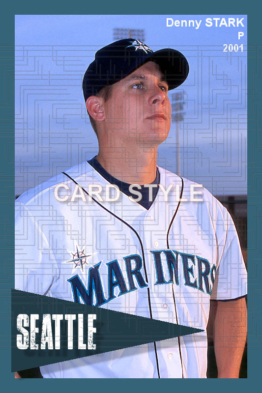 Denny Stark - 2001 Seattle Mariners - choose a size & style