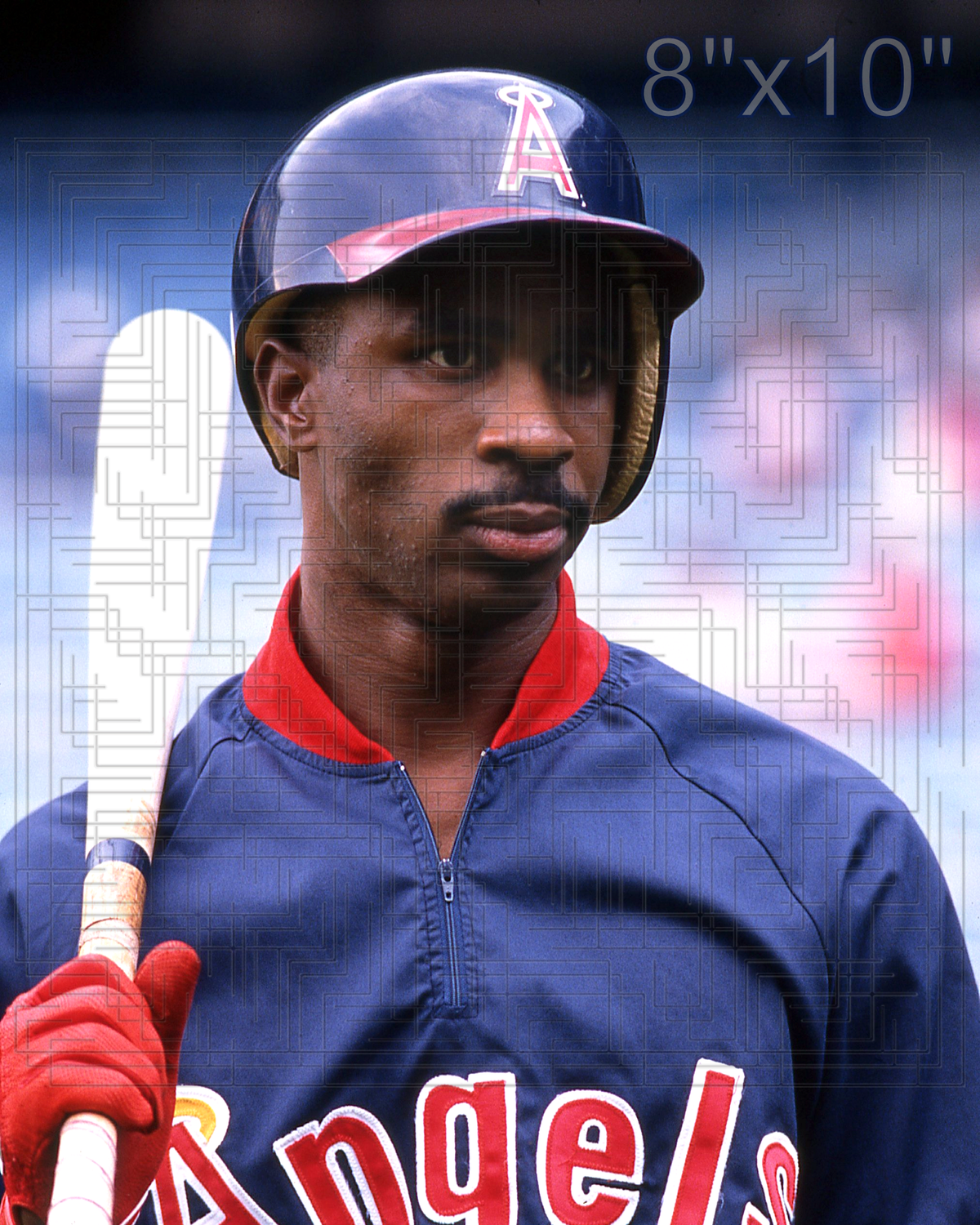 Devon White - 1990 California Angels - choose a size & style