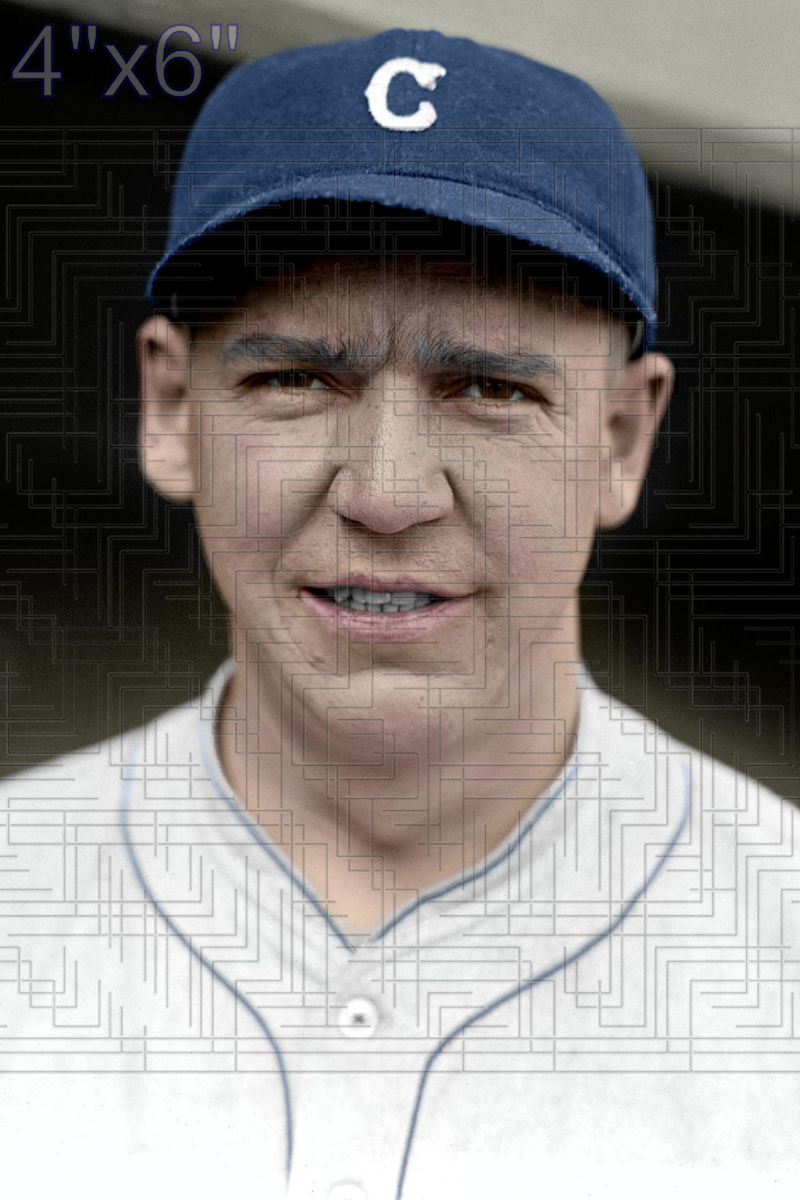 Dewey Metivier - 1924 Cleveland Indians - choose a size & style