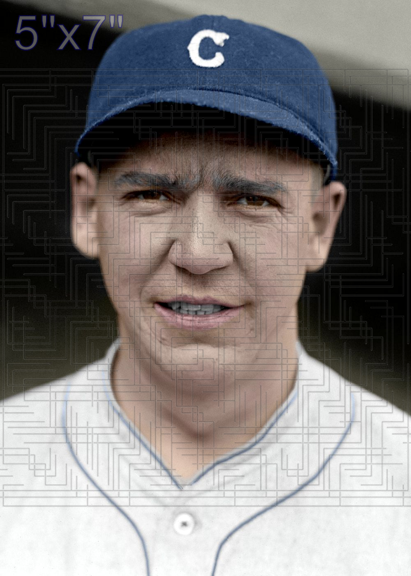 Dewey Metivier - 1924 Cleveland Indians - choose a size & style