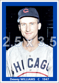 Dewey Williams - 1947 Chicago Cubs - choose a size & style