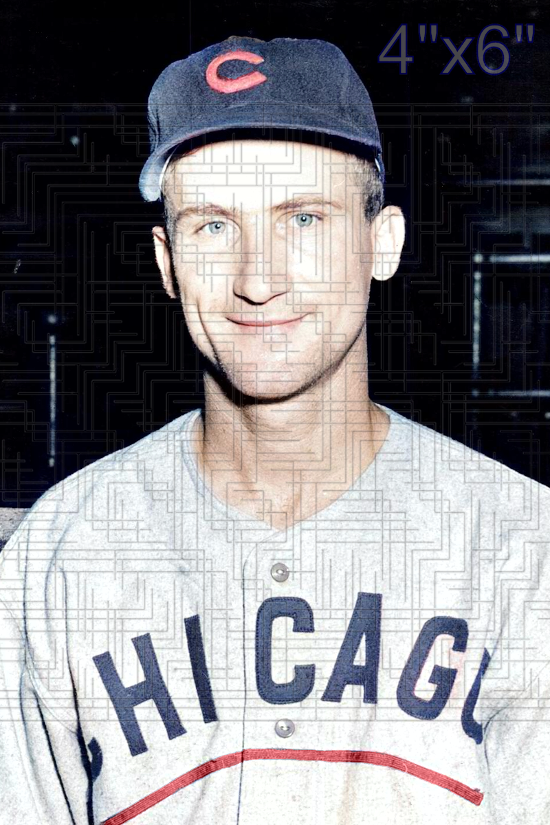 Dewey Williams - 1947 Chicago Cubs - choose a size & style
