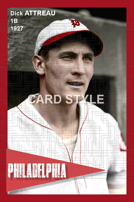 Dick Attreau - 1927 Philadelphia Phillies - choose a size & style