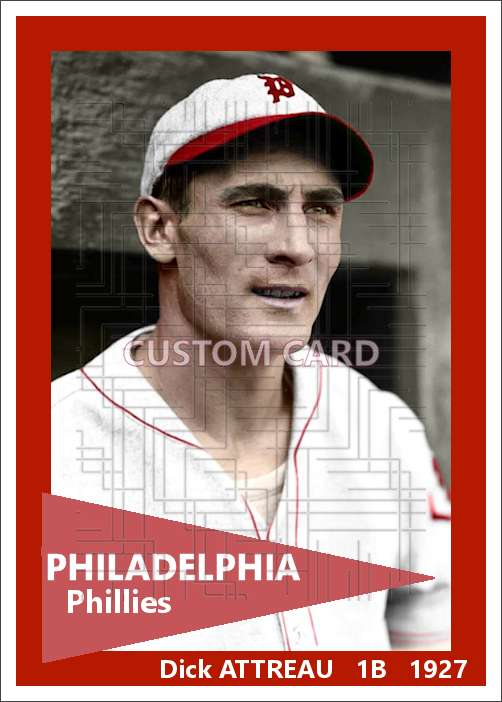 Dick Attreau - 1927 Philadelphia Phillies - choose a size & style