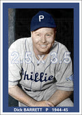 Dick Barrett - 1944-45 Philadelphia Phillies - choose a size & style