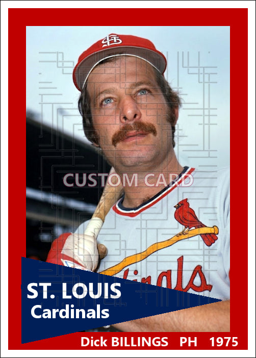 Dick Billings - 1975 St. Louis Cardinals - choose a size & style