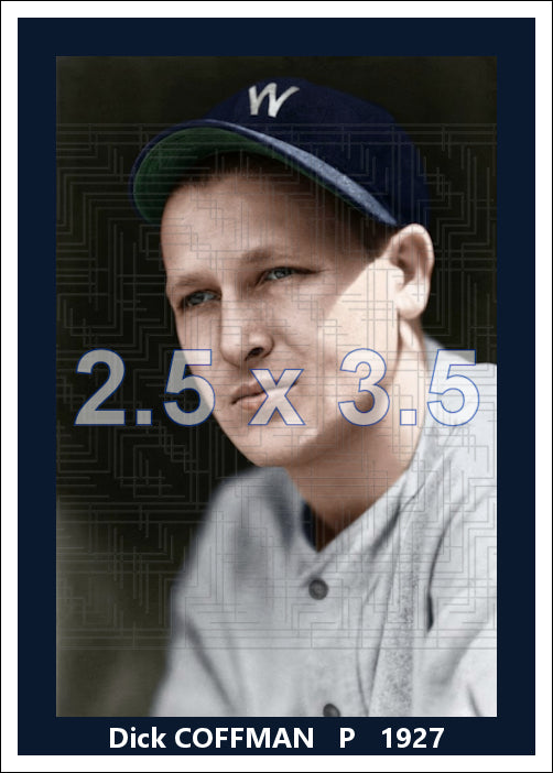 Dick Coffman - 1927 Washington Senators - choose a size & style