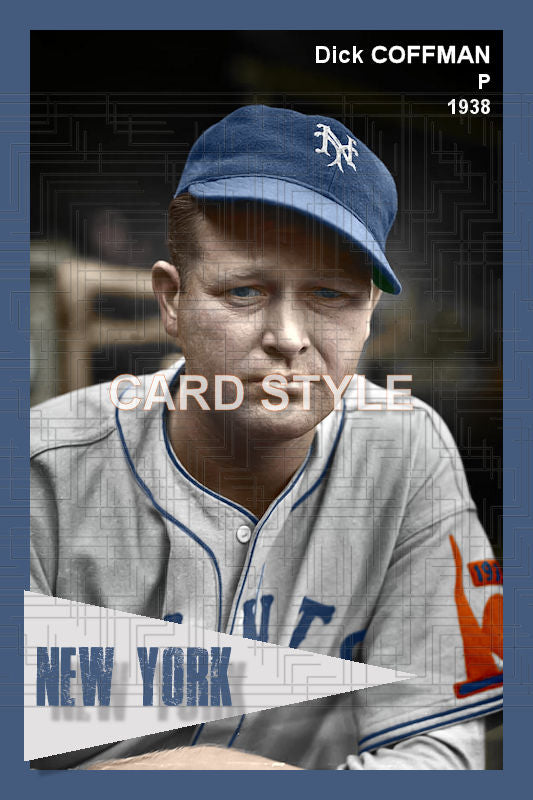 Dick Coffman - 1938 New York Giants - choose a size & style