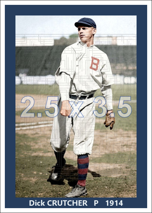 Dick Crutcher - 1914 Boston Braves - choose a size & style