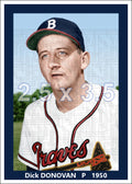 Dick Donovan - 1950 Boston Braves - choose a size & style