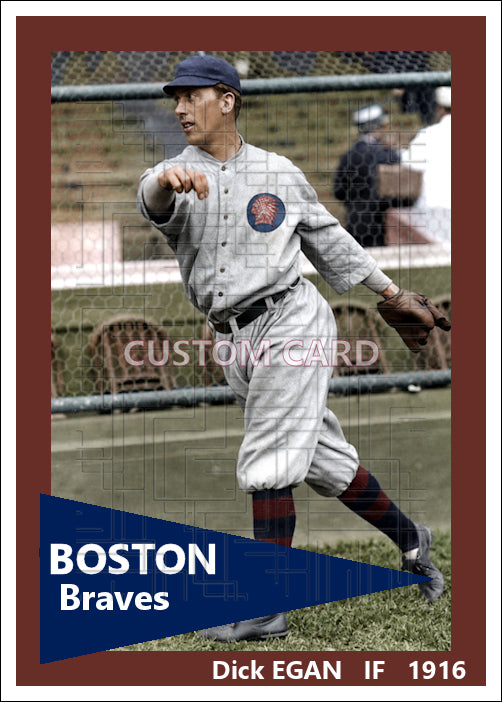 Dick Egan - 1916 Boston Braves - choose a size & style