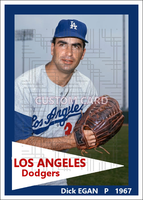Dick Egan - 1967 Los Angeles Dodgers - choose a size & style