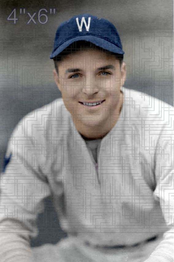 Dick Hahn - 1940 Washington Senators - choose a size & style