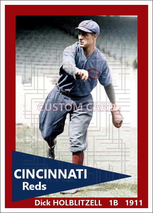 Dick Hoblitzell - 1911 Cincinnati Reds - choose a size & style