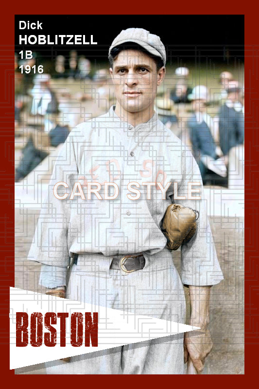 Dick Hoblitzell - 1916 Boston Red Sox - choose a size & style