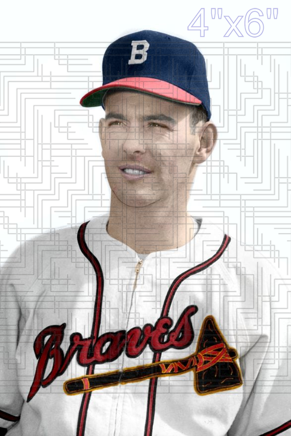 Dick Hoover - 1952 Boston Braves - choose a size & style