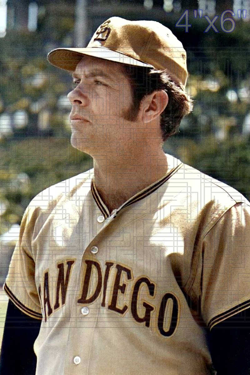 Dick Kelley - 1971 San Diego Padres - choose a size & style