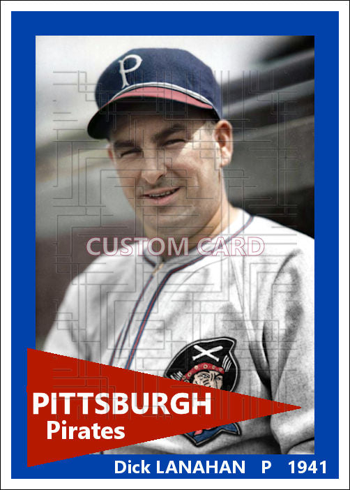 Dick Lanahan - 1941 Pittsburgh Pirates - choose a size & style
