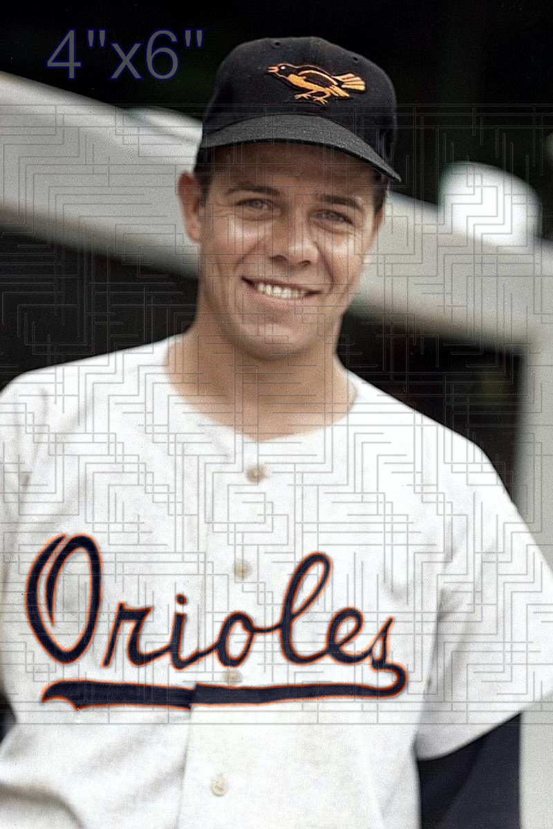 Dick Littlefield - 1954 Baltimore Orioles - choose a size & style