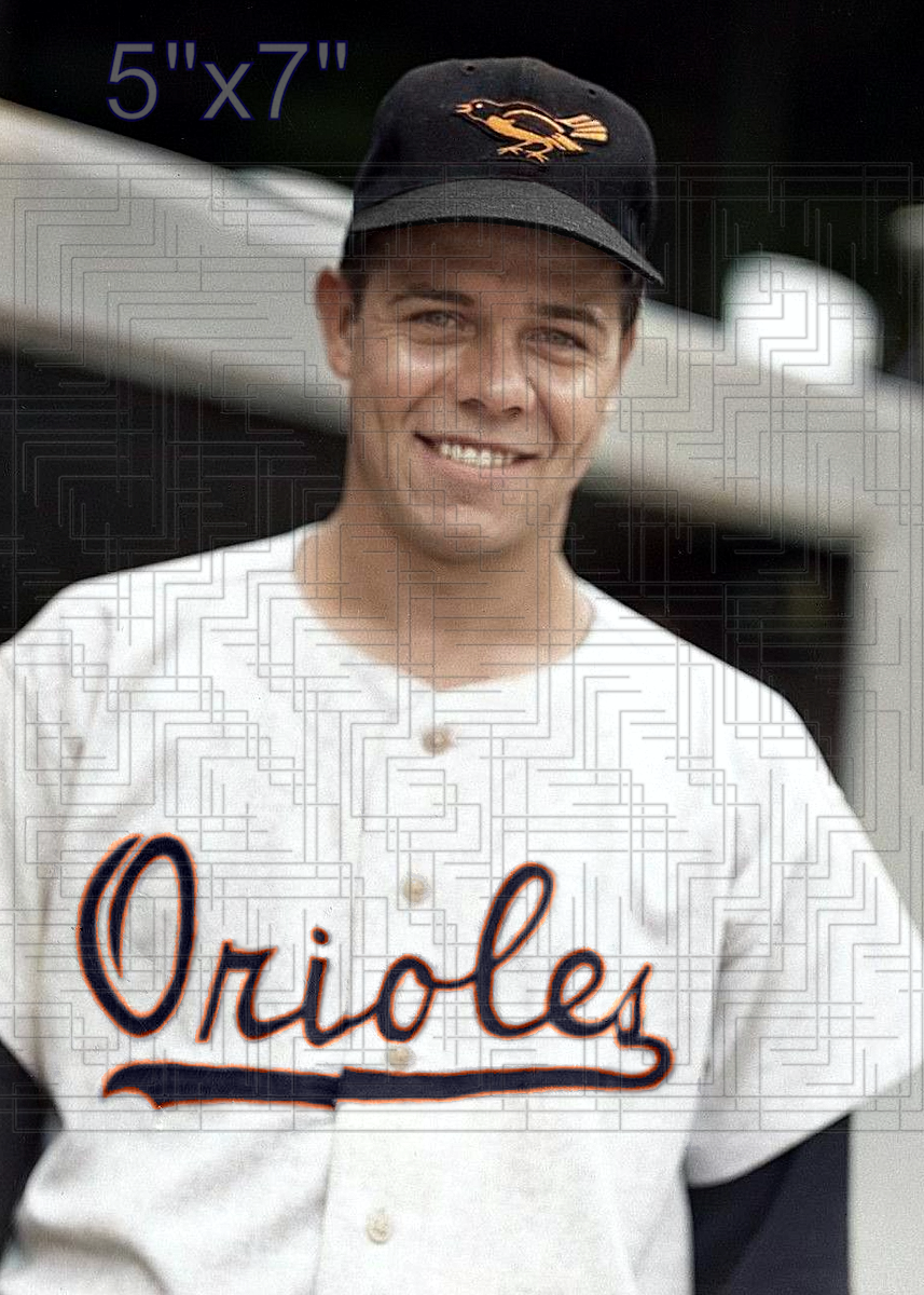 Dick Littlefield - 1954 Baltimore Orioles - choose a size & style