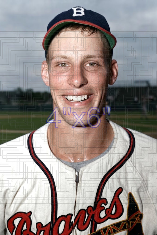 Dick Manville - 1950 Boston Braves - choose a size & style