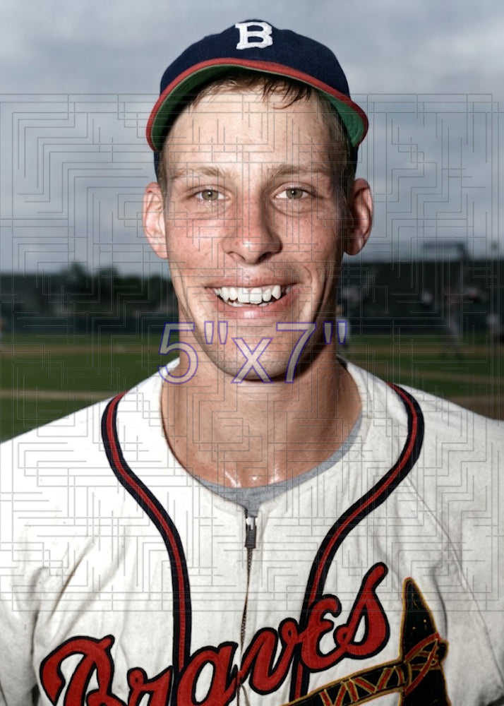 Dick Manville - 1950 Boston Braves - choose a size & style