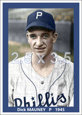 Dick Mauney - 1945 Philadelphia Phillies - choose a size & style