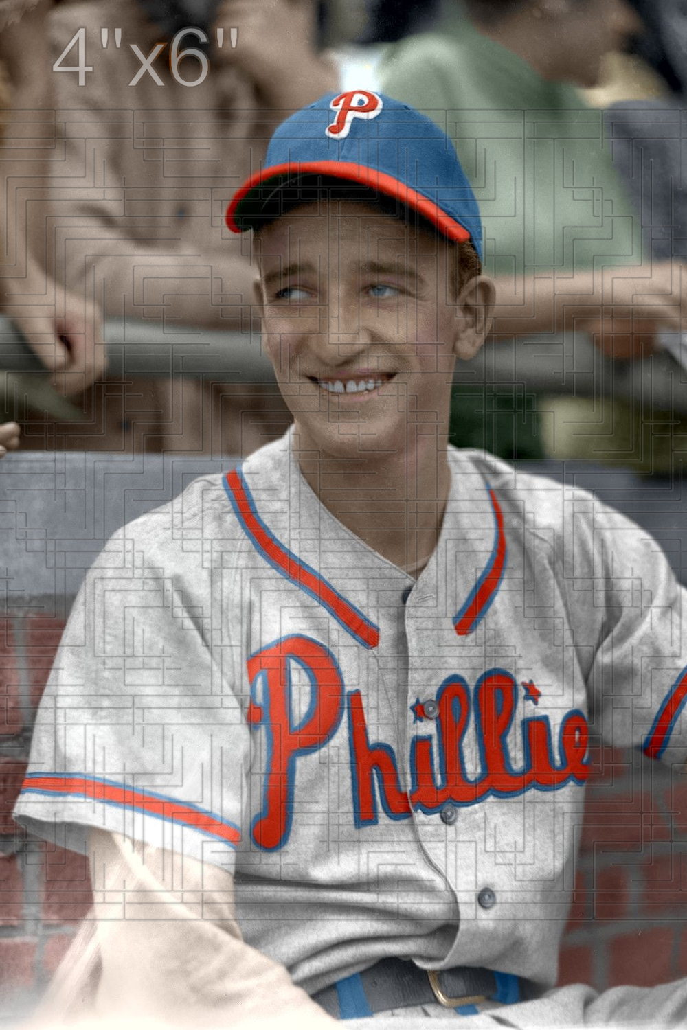 Dick Mauney - 1946 Philadelphia Phillies - choose a size & style