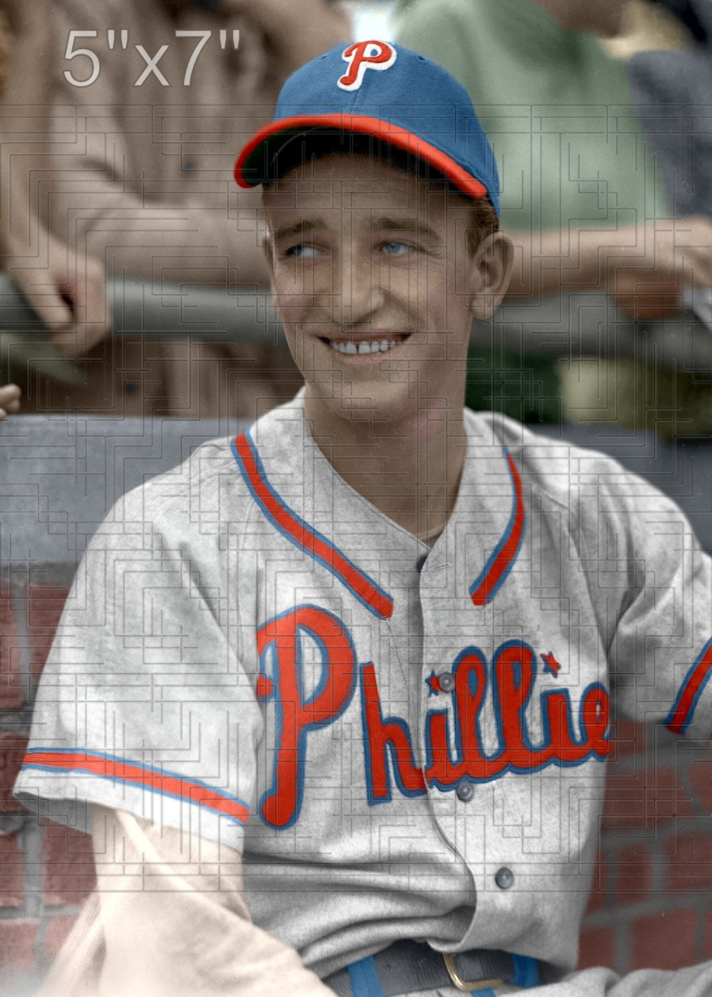 Dick Mauney - 1946 Philadelphia Phillies - choose a size & style