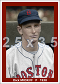 Dick Midkiff - 1936 Boston Red Sox - choose a size & style